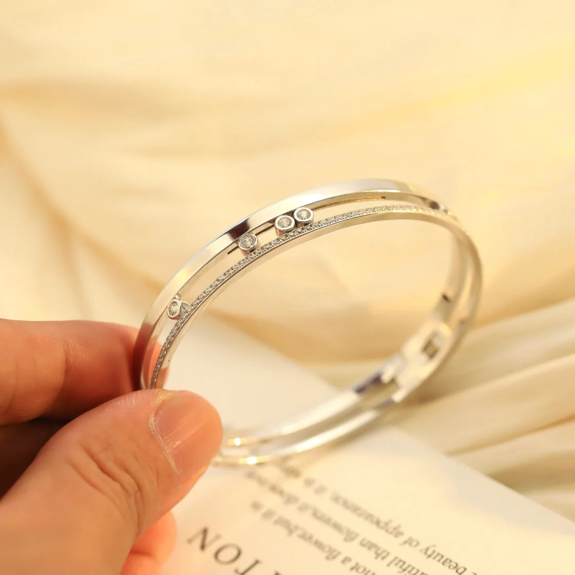 Move Romane Diamond Bangle Bracelet