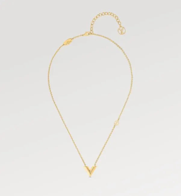 LV Louis Vuitton ESSENTIAL V NECKLACE M00857
