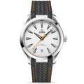 Seamaster Aqua Terra 41mm Silver/Black Dial Men's Rubber Strap Watch