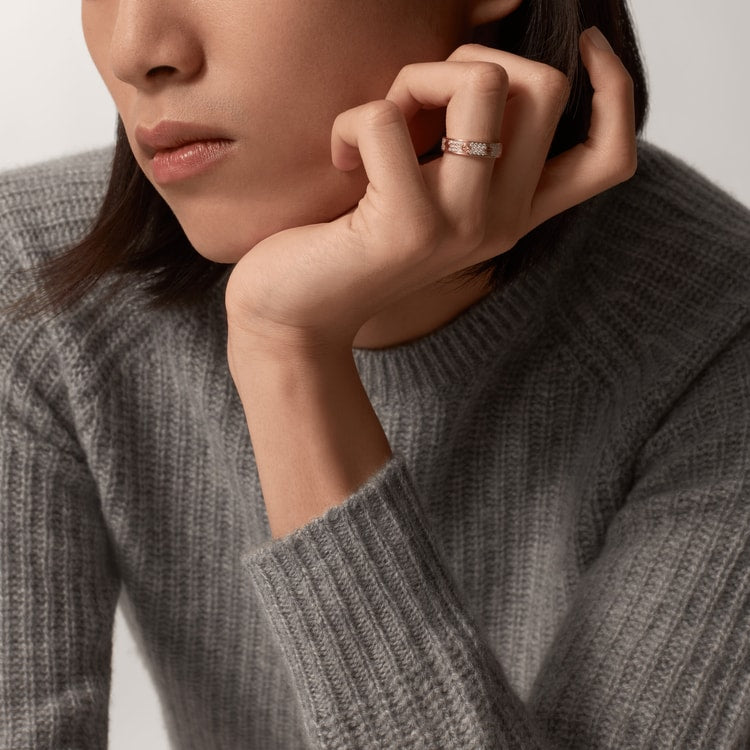 LOVE WEDDING BAND, DIAMOND-PAVED