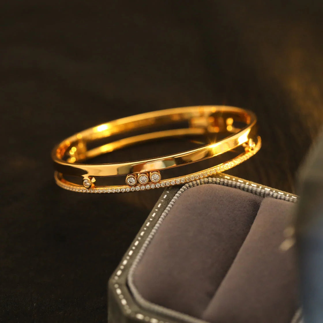 Move Romane Diamond Bangle Bracelet