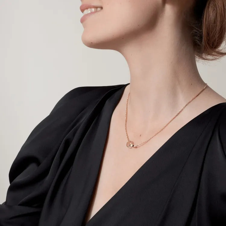 LOVE NECKLACE, DIAMONDS