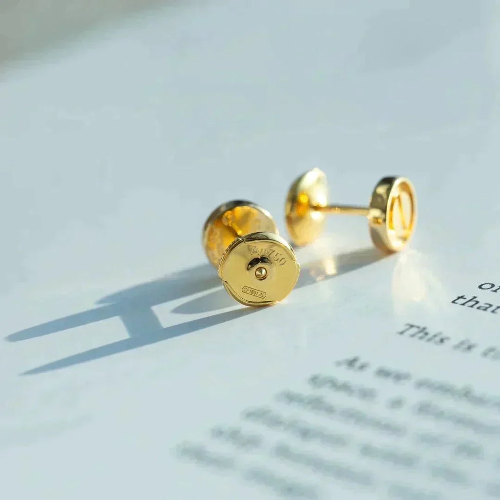 LOVE EARRINGS GOLD 10MM