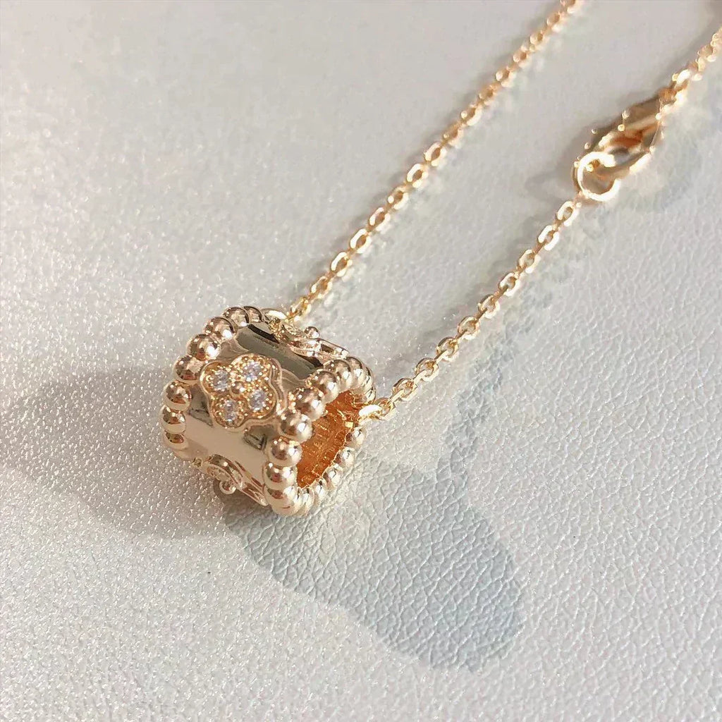 PERLEE PEDANT NECKLACE GOLD / ROSE GOLD