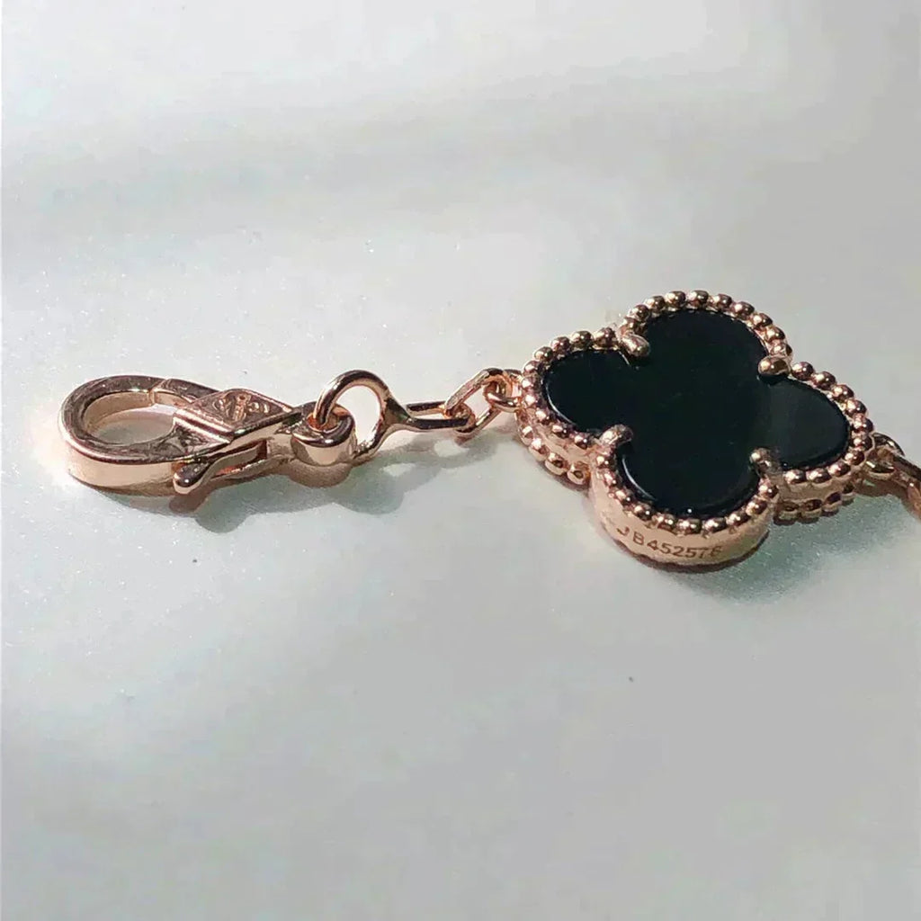 New CLOVER 5 MOTIFS MULTICOLOR BRACELET
