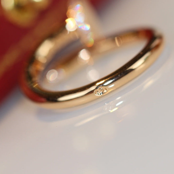 JUSTE RING 2.65MM GOLD DIAMOND