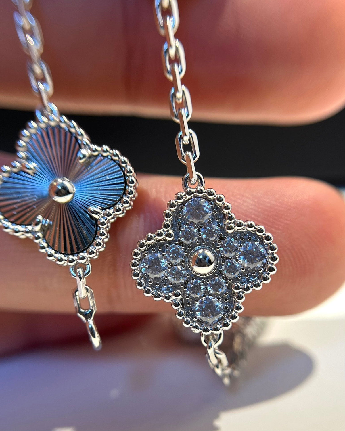 New  CLOVER 5 MOTIF LASER BRACELET COLLECTION