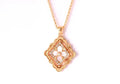 B.C.L ENAMEL ROTATING SINGLE-DIAMOND NECKLACE£¨Various colors£©
