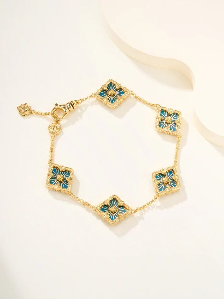 B.C.L ENAMELED Five-Flower Bracelet£¨Various Colors)