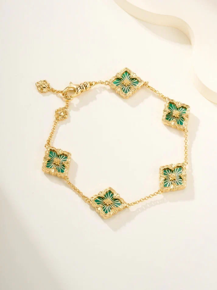 B.C.L ENAMELED Five-Flower Bracelet£¨Various Colors)