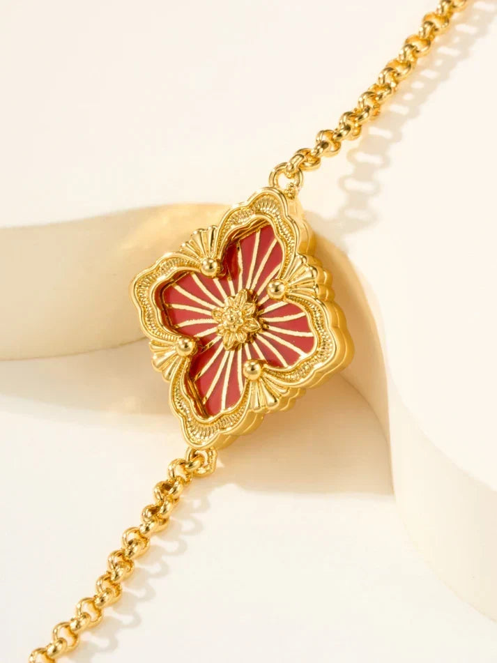 B.C.L ENAMELED One-Flower Bracelet£¨Various Colors)