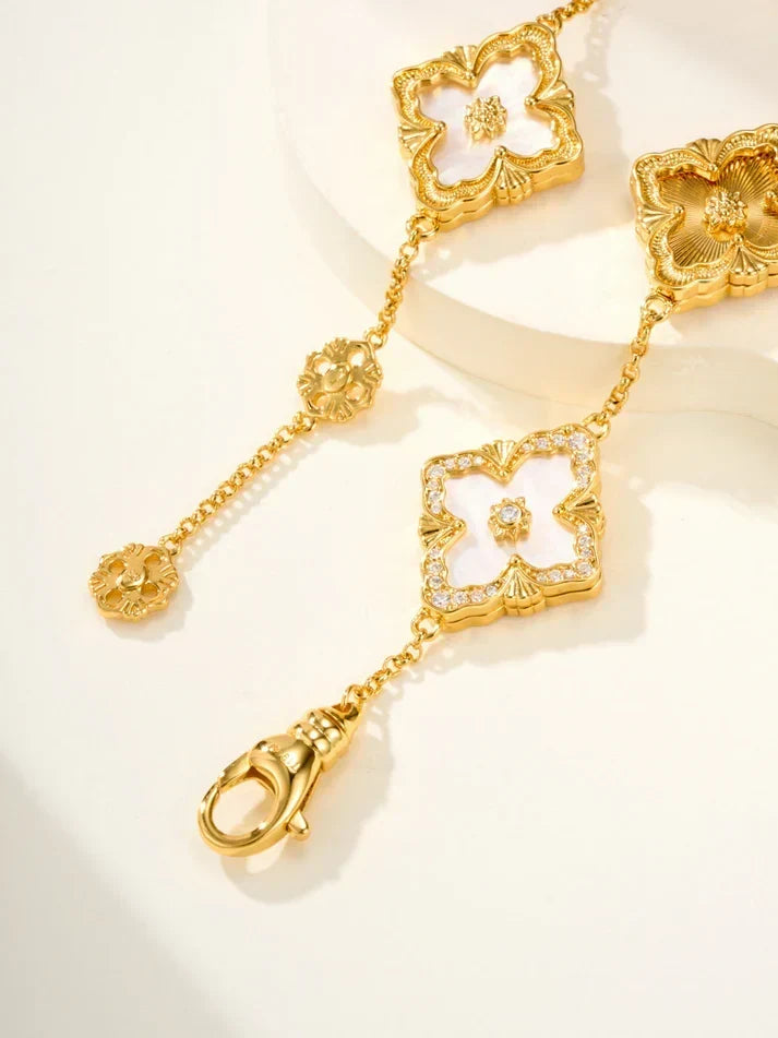 B.C.L ENAMELED Five-Flower Bracelet£¨Various Colors) BIG SIZE