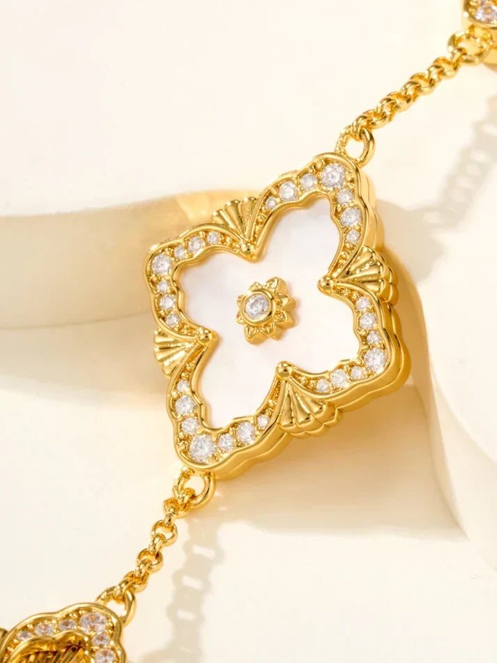 B.C.L ENAMELED Five-Flower Bracelet£¨Various Colors) BIG SIZE