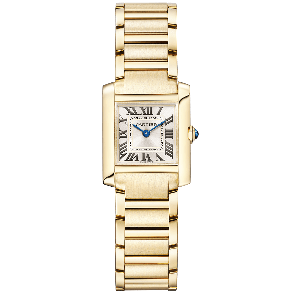 Tank Franaise Small 18ct Yellow Gold Ladies Bracelet Watch