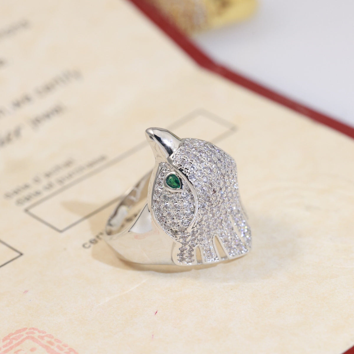 CARTIER LES OISEAUX LIBÉRÉS RING