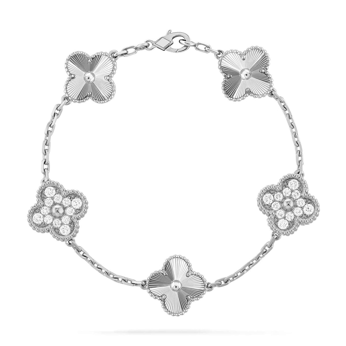 New  CLOVER 5 MOTIF LASER BRACELET COLLECTION