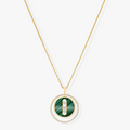 MOVE 3 DIAMOND MALACHITE GOLD DIAMOND NECKLACE