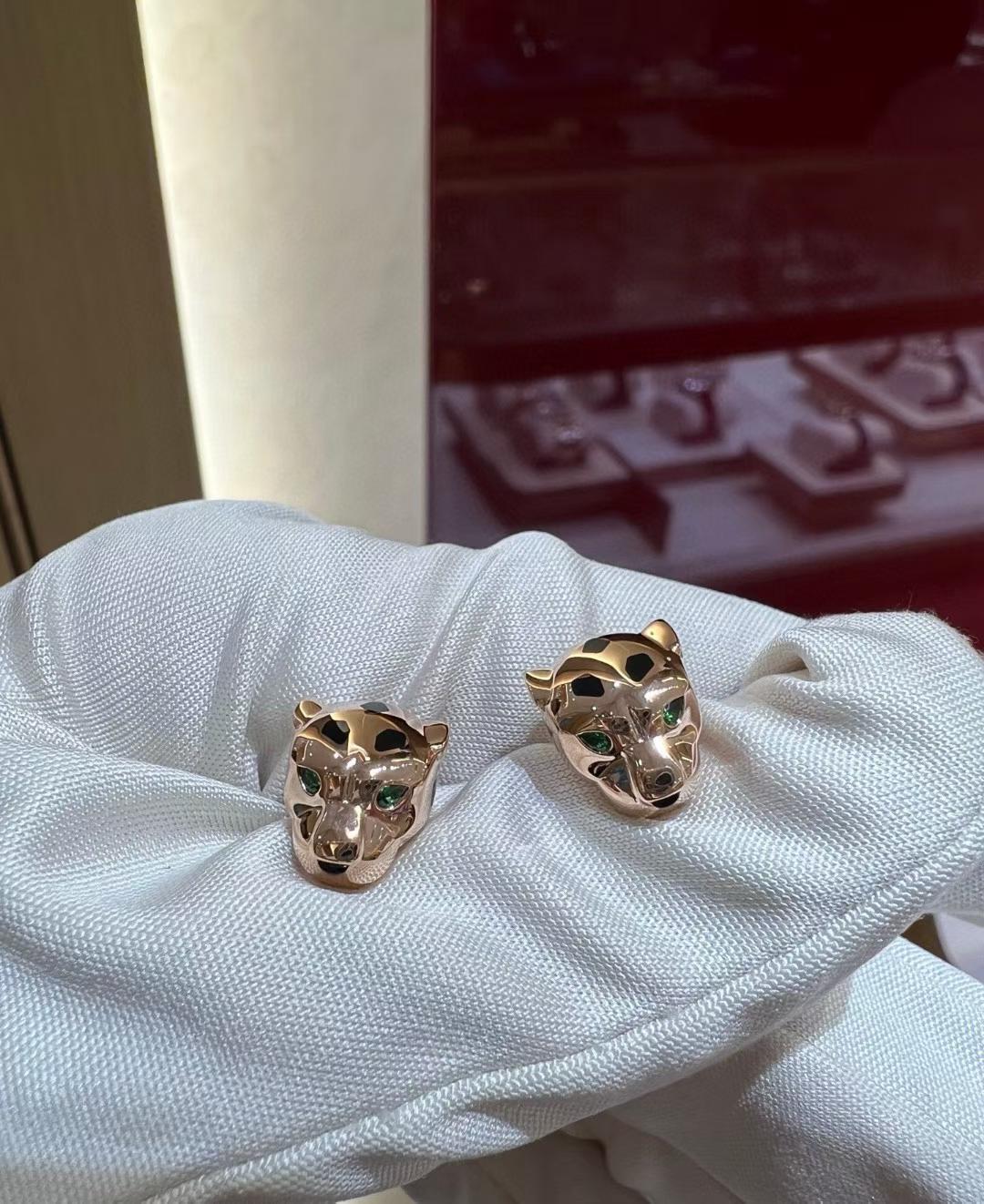 CHRRTAH-PRINT STUD EARRINGS, THREE COLORS