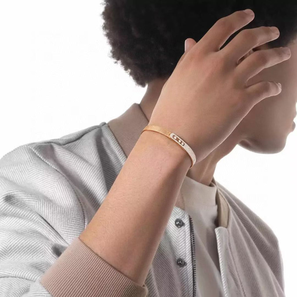 2026 BRAND-NEW FROSTED BRACELET WITH DIAMONDS THREE COLORS