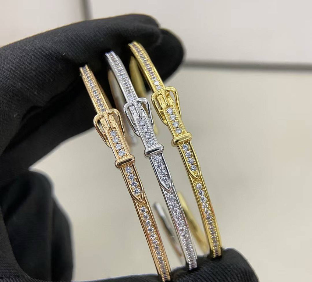 DIAMOND-ENCRUSTED BRACELET THREE COLORS