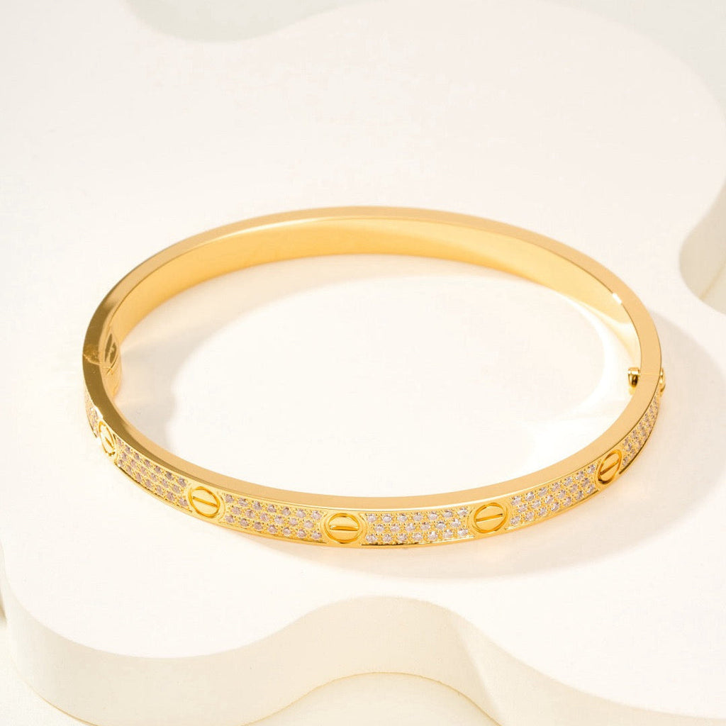 LOVE BRACELET 4.8MM DIAMOND-PAVED