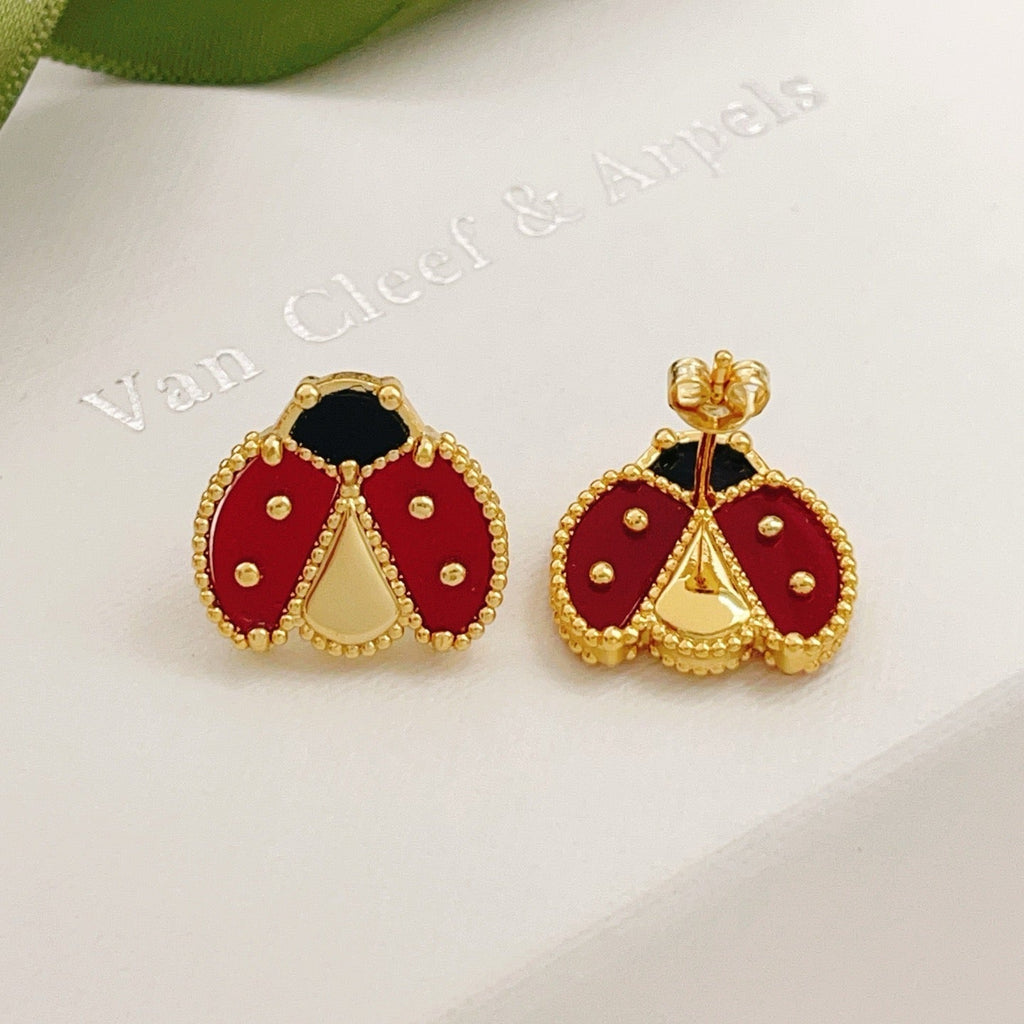 LUCKY LADYBUG EARRINGS