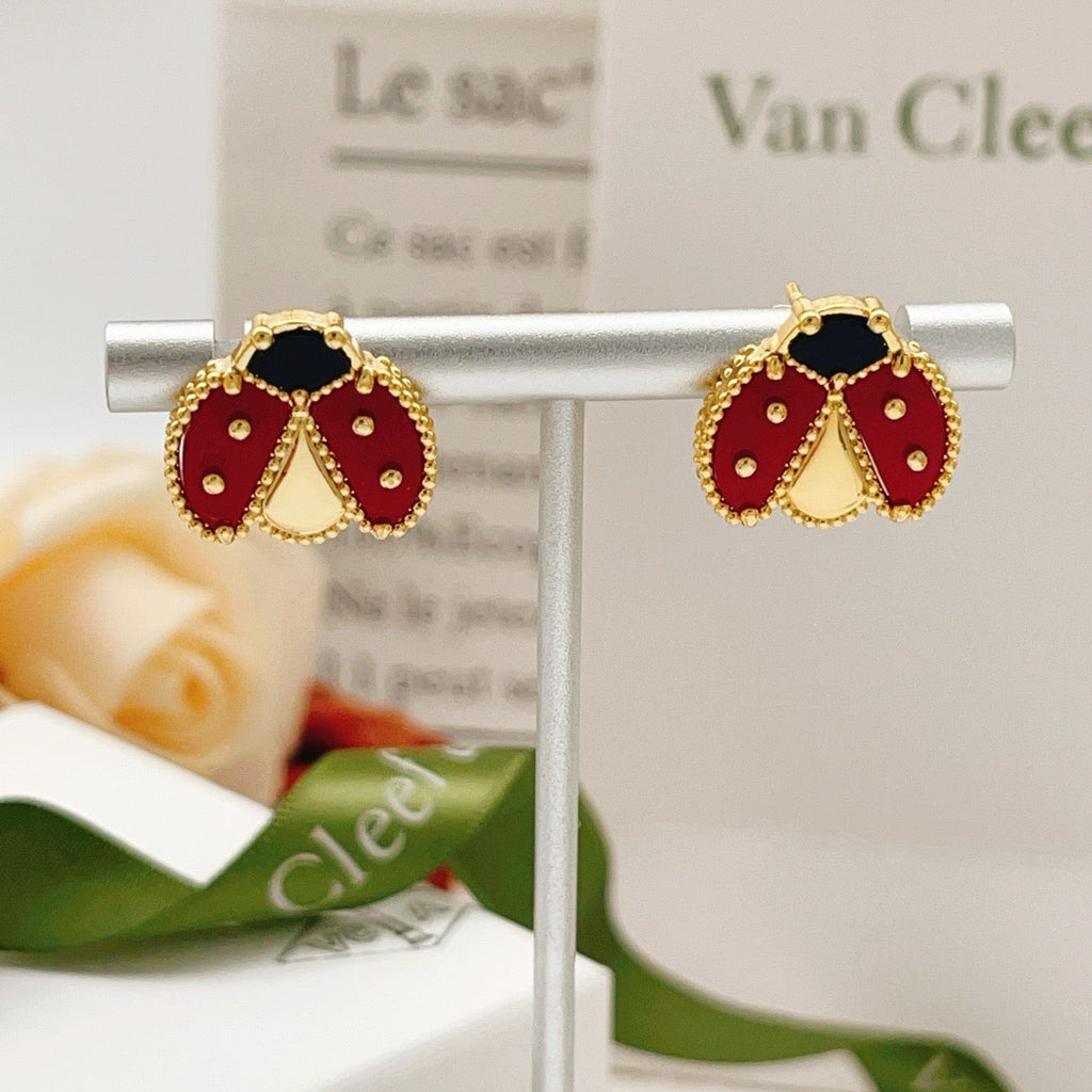 LUCKY LADYBUG EARRINGS