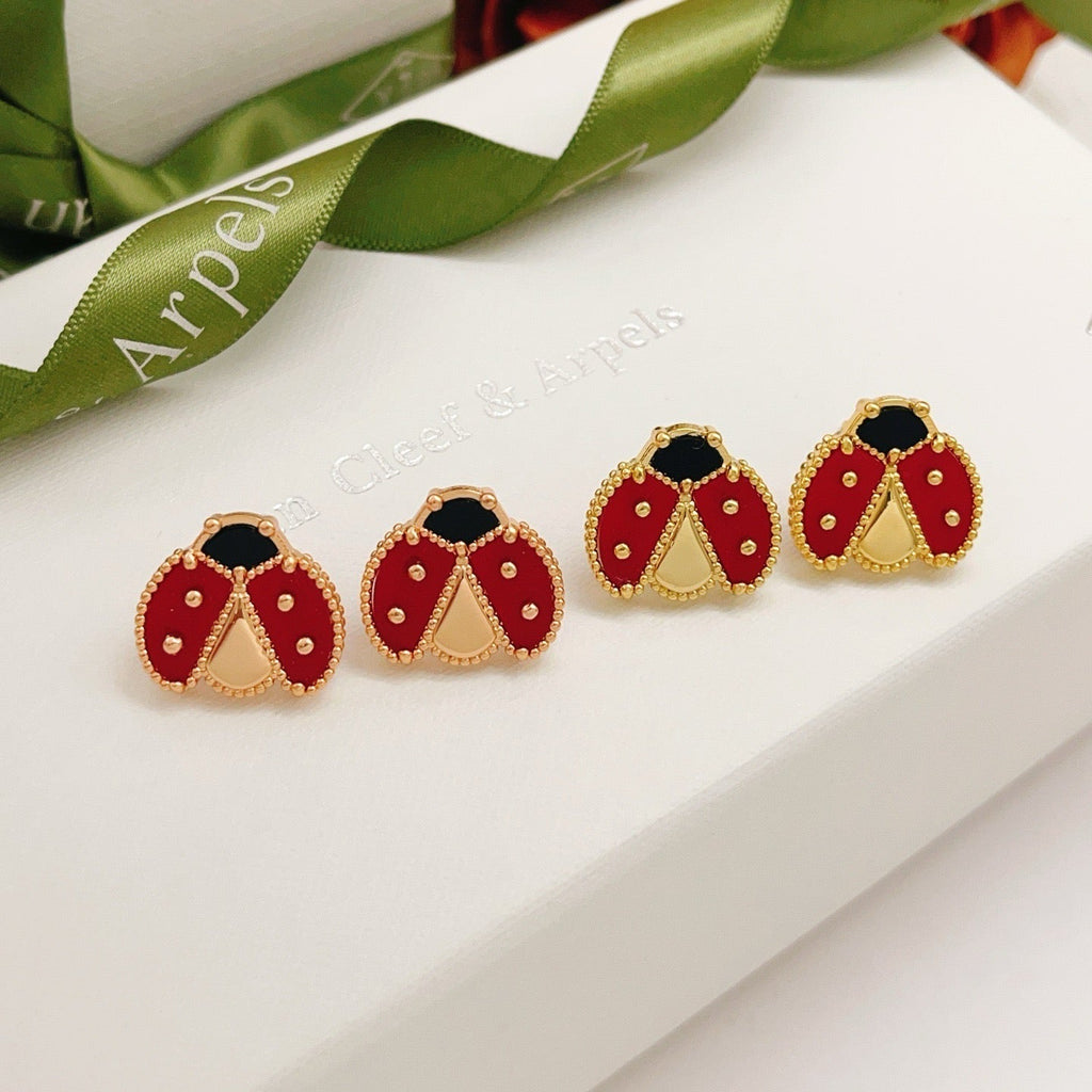LUCKY LADYBUG EARRINGS