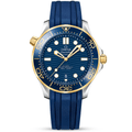 Seamaster Diver 300m 18ct Yellow Gold & Steel 42mm Blue Dial Men's Watch