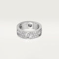 LOVE RING, DIAMOND-PAVED