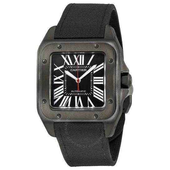 Cartier Santos 100 Carbon Watch LM WSSA0006