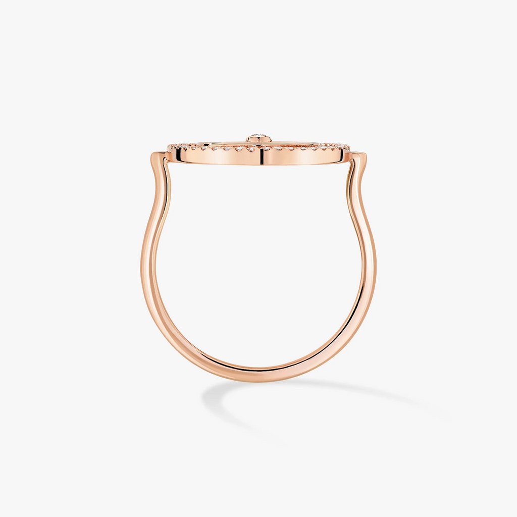 MOVE PINK GOLD DIAMOND RING