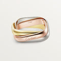 TRINITY CUSHION RING, MEDIUM MODEL