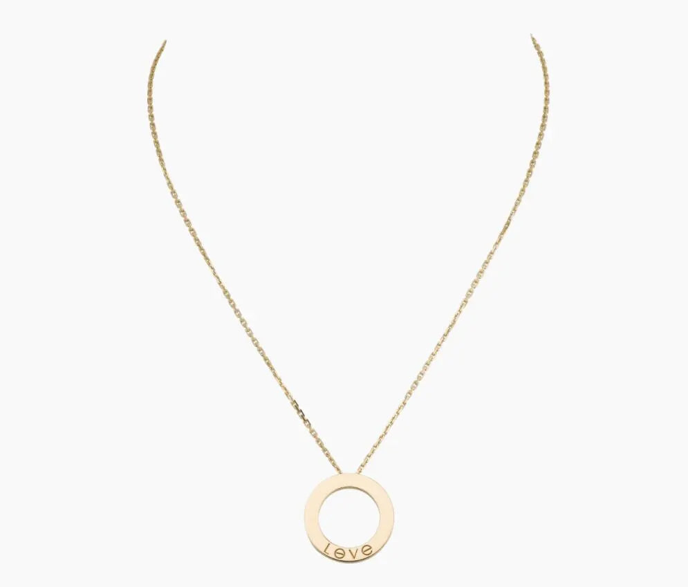 LOVE NECKLACE, 2 DIAMONDS