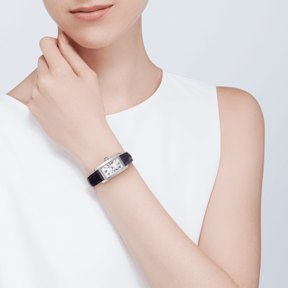 Tank Américaine Small Steel Strap Watch