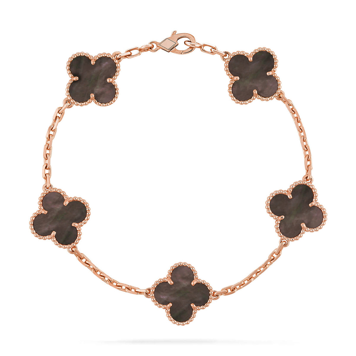 New CLOVER 5 MOTIF GRAY MOP BRACELET COLLECTION