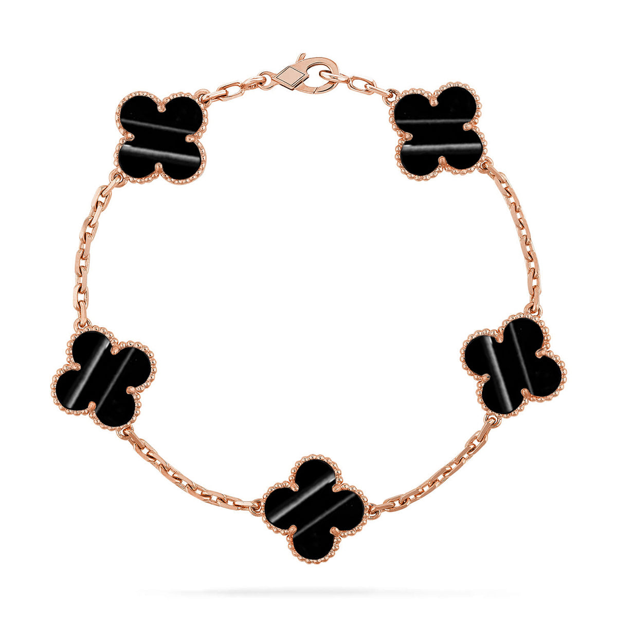 New  CLOVER 5 MOTIF PULSAR STONE BRACELET COLLECTION