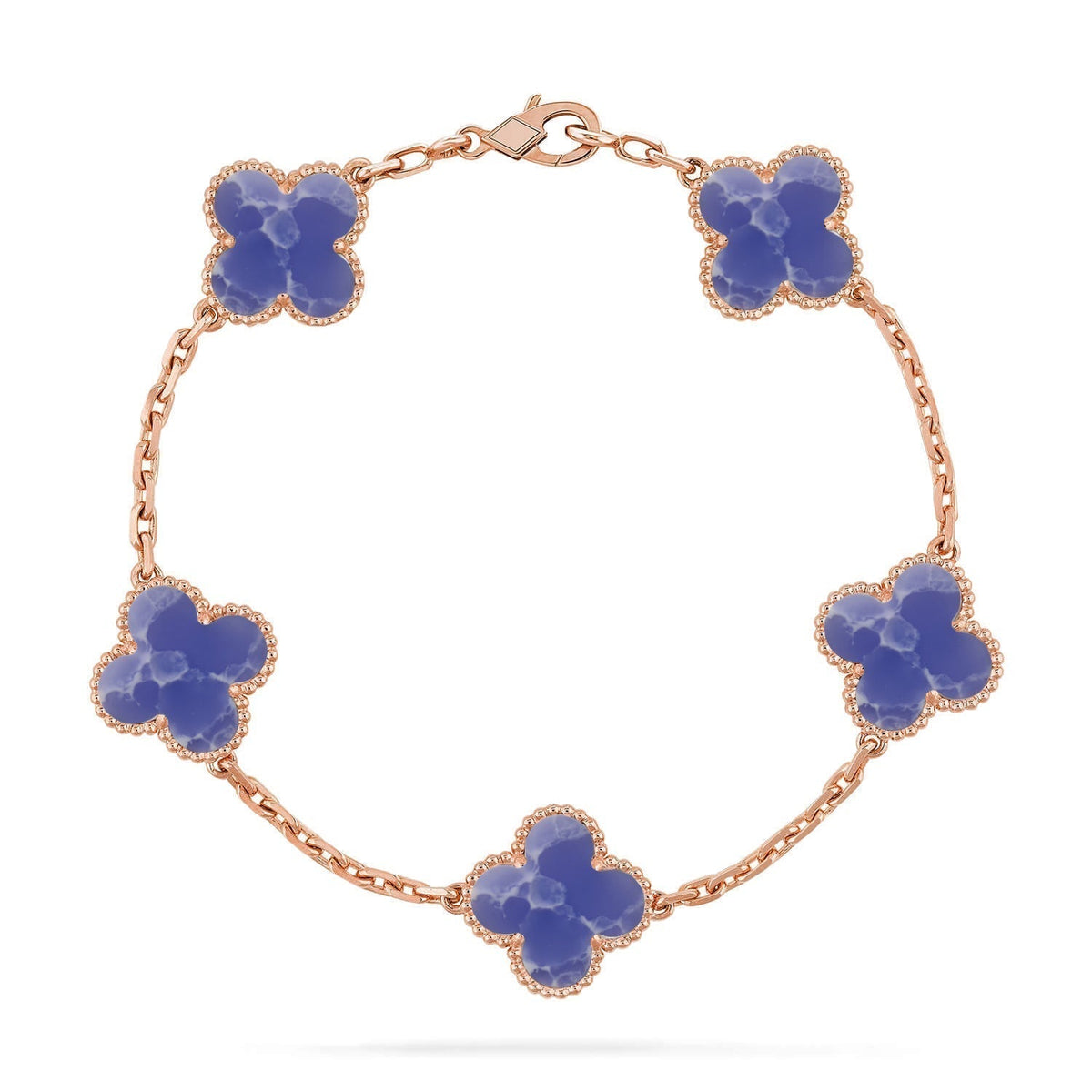 New CLOVER 5 MOTIF BLUE VEINS BRACELET COLLECTION