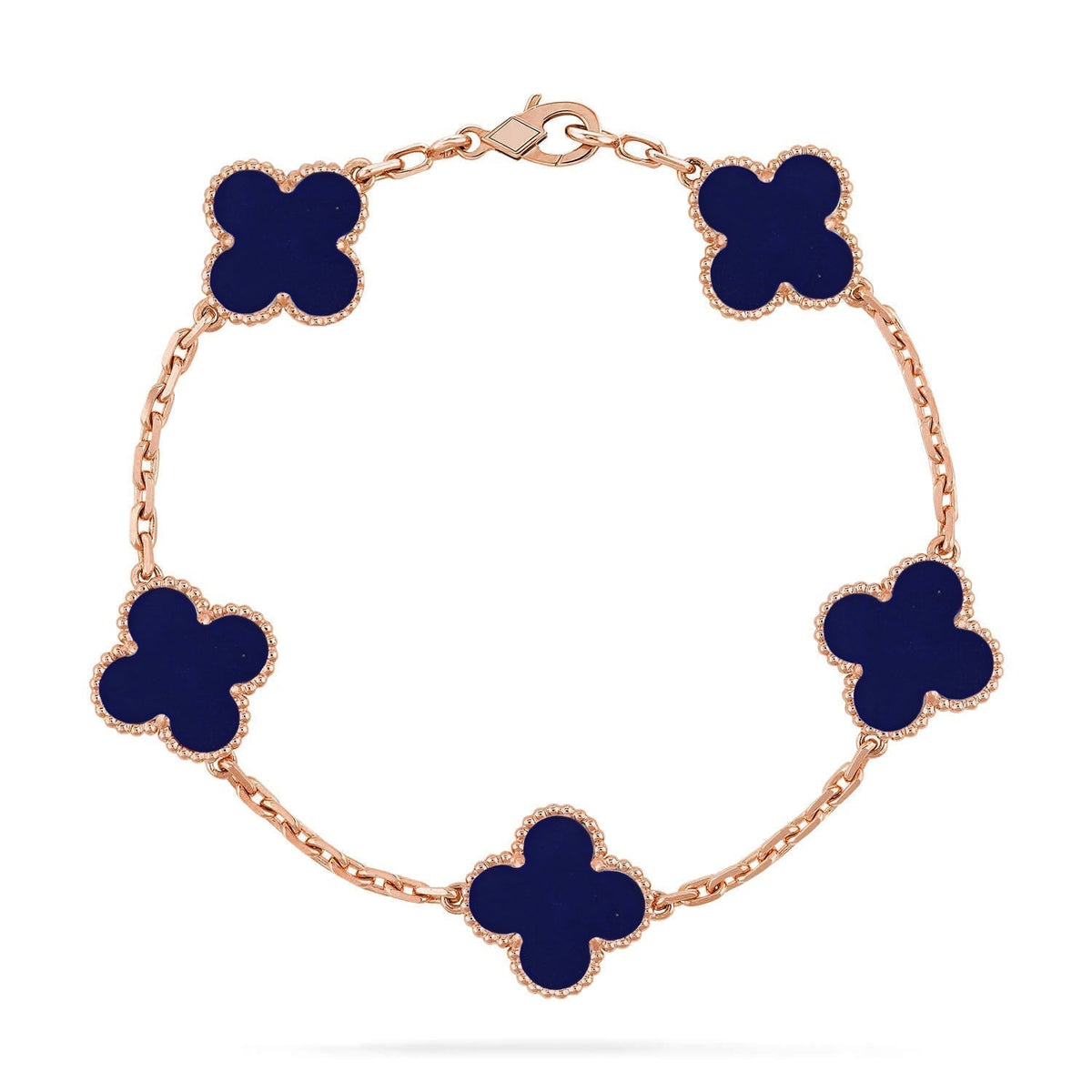 New CLOVER 5 MOTIF LAPIS LAZULI BRACELET COLLECTION