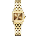 Panthère de Cartier Small Sunray Brown Dial 18ct Yellow Gold Watch