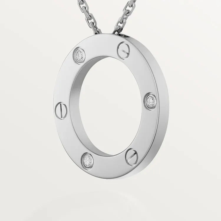 LOVE NECKLACE, 3 DIAMONDS