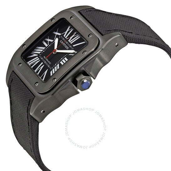 Cartier Santos 100 Carbon Watch LM WSSA0006