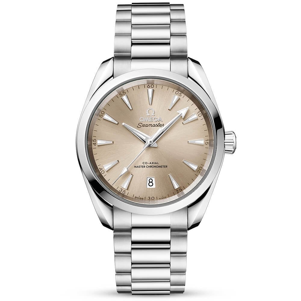 Seamaster Aqua Terra 38mm Sandstone Silver Dial Automatic Bracelet Watch