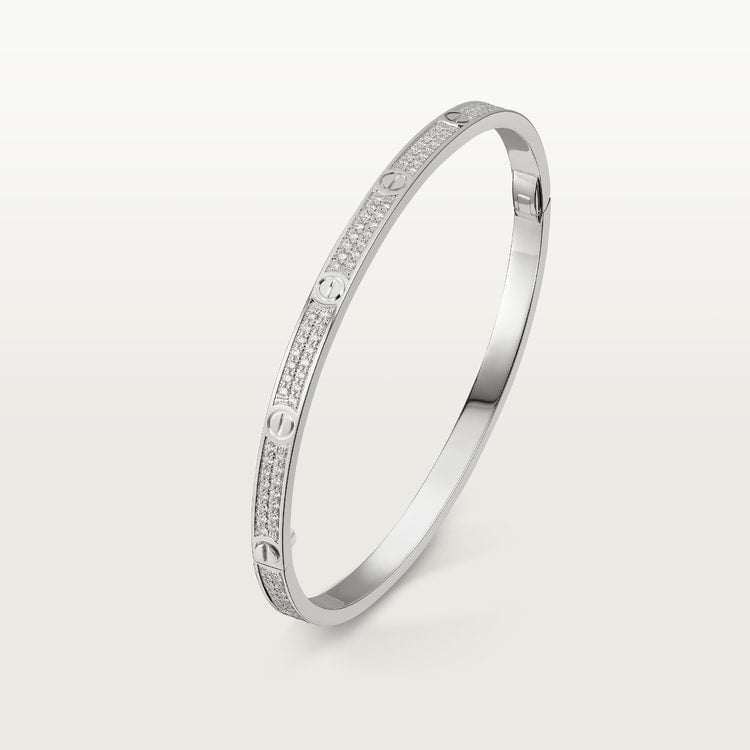 LOVE BRACELET, SMALL MODEL, PAVED