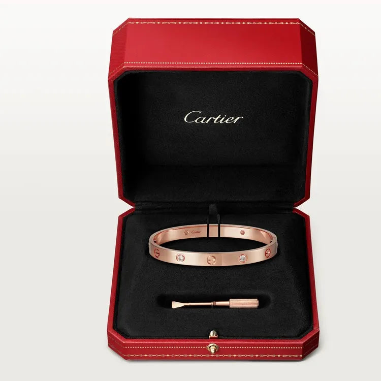 LOVE BRACELET, 4 DIAMONDS