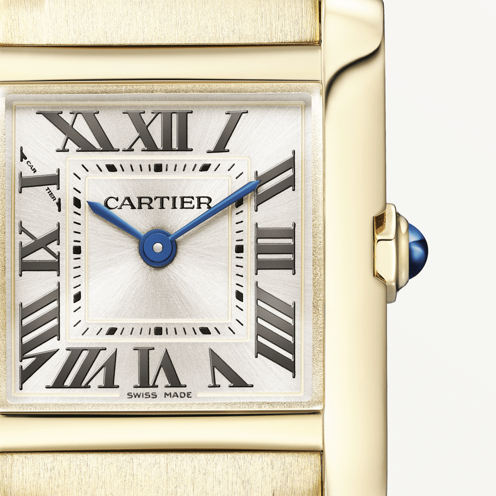 Tank Franaise Small 18ct Yellow Gold Ladies Bracelet Watch