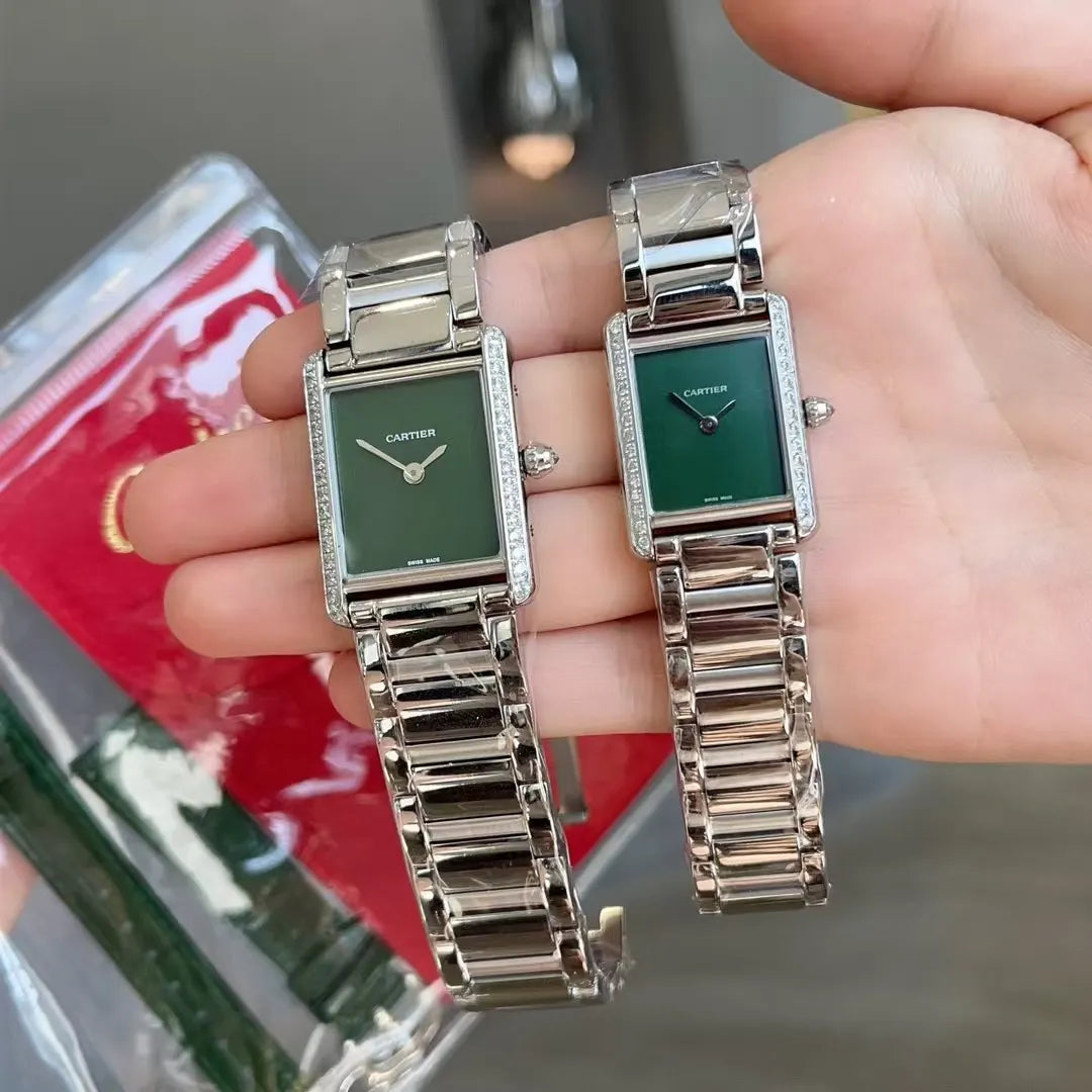 Cartier Tank Must  Stainless steel strap Watch