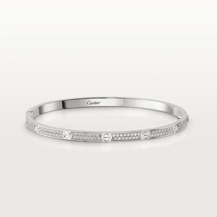 LOVE BRACELET, SMALL MODEL, PAVED