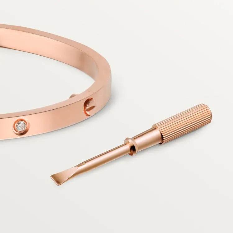 LOVE BRACELET, SMALL MODEL, 6 DIAMONDS