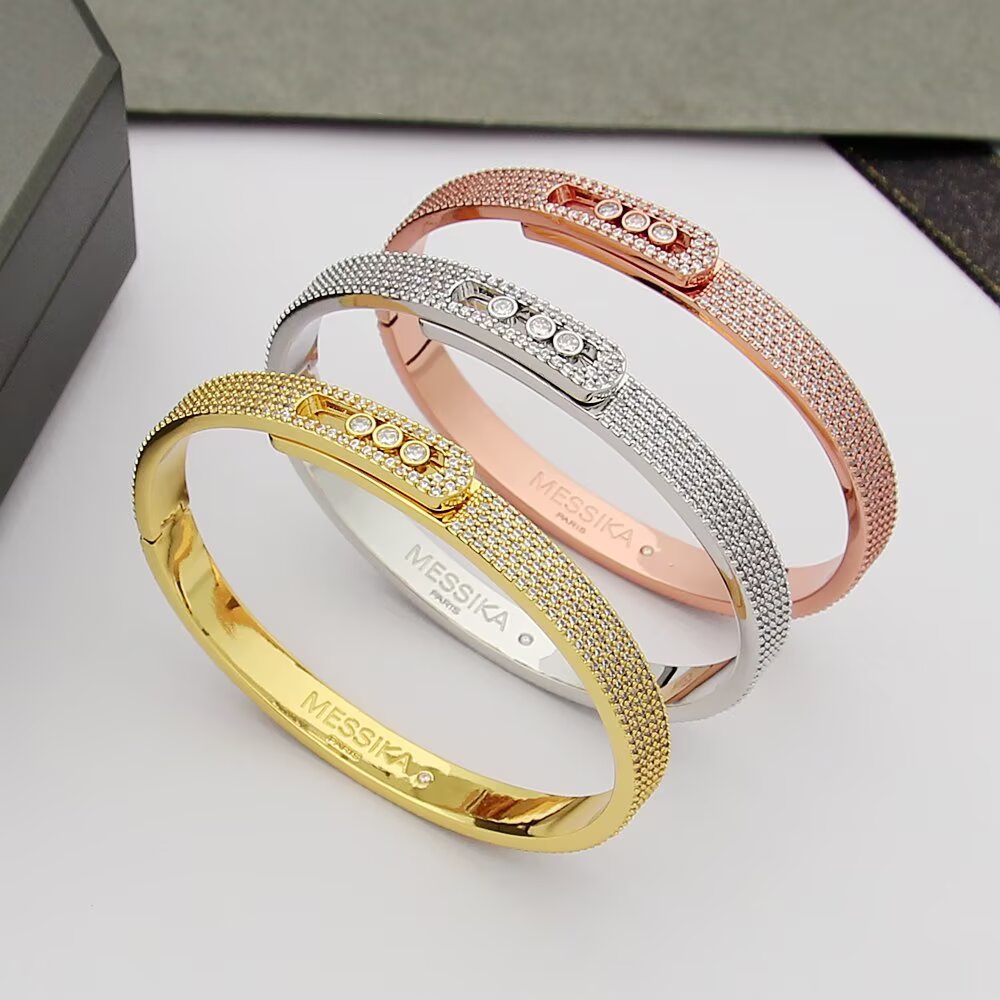 Move Noa Full Pavé Diamond Bangle Bracelet